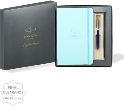 PARKER Celebration 2022 Diary + Jotter Standard Ball Pen Gift Set (Pack Of 2, Blue) For Rs. 271 @ 63% off