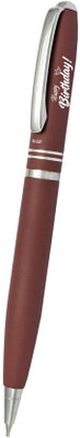 UJJi Best Birthday Gifts with Two Ring Matte Brown/Coffee Ball Pen(Ink Color - Blue)