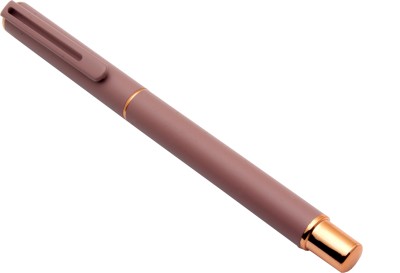 Ledos Luoshi 5309 Matte Peach Metal Body Rose Gold & Hooded Fine Nib Fountain Pen(Converter System)