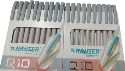 Hauser Germany 2 Ball Pen(Pack of 20, Ink Color - Black)