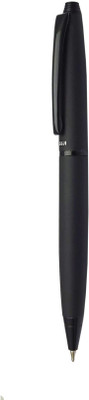 UJJi Full Matte Black Twist Metal Ball Pen(Ink Color - Blue)
