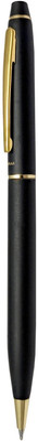 UJJi Sleek Design Matte Black Brass Material Gold Parts Ball Pen(Ink Color - Black)