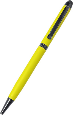 Lestylo Executive 216 Yellow Metal Body Ball Pen With Stylus Designer Gift Multi-function Pen(Ink Color - Blue)
