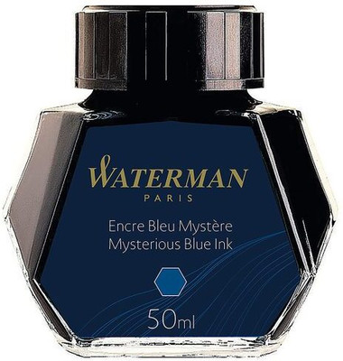 Waterman MYSTERIOUS BLUE – 50ML INK BOTTLE Ink Bottle(Pack of 2, Ink Color - MYSTERIOUS BLUE)