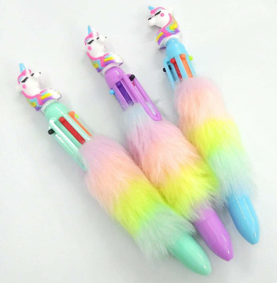 RINGHAS conic Ball Pen(Pack of 6, Ink Color - Multicolor)