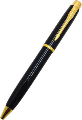 JINHAO Premium 288 Black Color Ball Pen With Gold Plated Trims Designer Metal Body Gift Ball Pen(Ink Color - Blue)