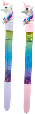 DESCTIDY Ambition Gel Pen(Pack of 2, Ink Color - Blue)