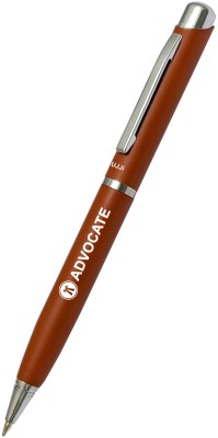 UJJi Advocate Gift in Metal Body Tan Colour Twist Mechanism Ball Pen(Ink Color - Blue )