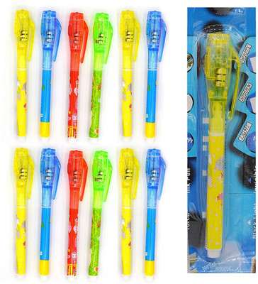 Hookcart Stick Pen Ball Pen(Pack of 10, Ink Color - Invisible)