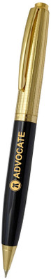 UJJi Advocate Logo Golden Textured Pattern Cap in Brass Ball Pen(Ink Color - Blue)