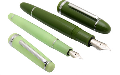 Ledos Set Of Jinhao 82 Green and Jinhao X159 Green Acrylic Body Fountain Pen(Pack of 2, Ink Color - converter system)