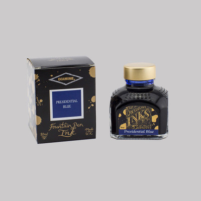DIAMINE PRESIDENTIAL BLUE 80 ML Ink Bottle(Ink Color - Blue)