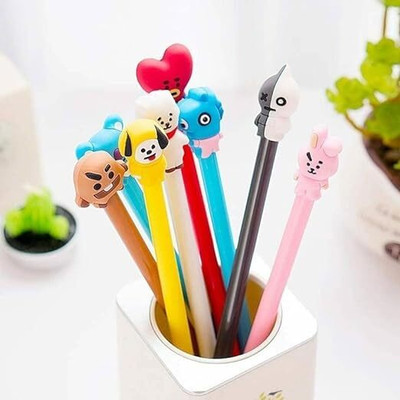Z-Plus BTS PEN Stationery Pen Gift Set(Pack of 12, Ink Color - Blue)