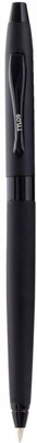 Tylos MONO Black Body Pen With Black Cap Studded Stone on Top Arrow Clip Metal Body Ball Pen(Ink Color - Blue)