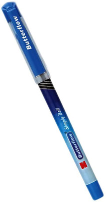Cello Butterflow Simply Ball Pen Set/Smooth Writing Ball Pen(Pack of 50, Ink Color - Blue)