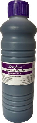 Daytone Fountain Pen Ink- 500ml Ink Bottle(Pack of 2, Ink Color - Violet)