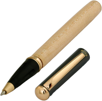 Krink PENVY-R1022 Metal and wooden body Roller Ball Pen(Ink Color - Blue)