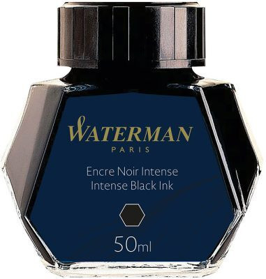 Waterman INTENSE BLACK – 50ML INK BOTTLE Ink Bottle(Pack of 2, Ink Color - INTENSE BLACK)