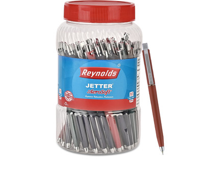 Reynolds Jetter Aerosoft Ball Pen(Pack of 40, Ink Color - Blue)