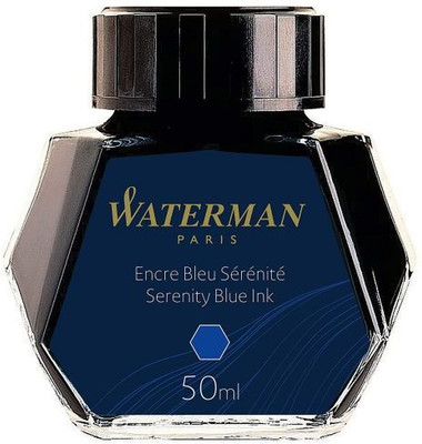 Waterman SERENITY BLUE – 50ML INK BOTTLE Ink Bottle(Pack of 2, Ink Color - SERENITY BLUE)