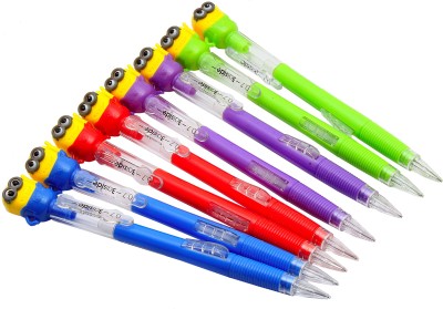 Ledos Set Of 8 Minion Edition 0.7mm For School Children Kids Mechanical Pencil(Pack of 8, Black)