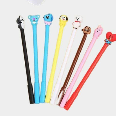 WINDO BTS PEN Gel Pen(Pack of 6, Ink Color - Multicolor)
