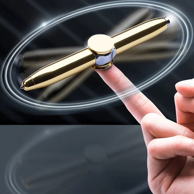 Sawkirp Spinner led light Rotating pen Ball Pen(Ink Color - Blue)