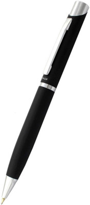 UJJi Matte Finish Body Black Colour Metal Ball Pen(Ink Color - Blue )