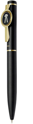 UJJi Advocate Logo Brass Matte Black Metal Ball Pen(Ink Color - Black)