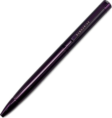 Submarine 1012 Purple Plate Premium Pens - Ball Pen & Roller Pen Combo, Pen Gift Set(Brass Metal Body, Sleek Design, Modern Elegance (Blue Ink))