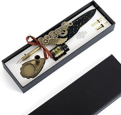 LILA ENTERPRISE dip pen Pen Gift Set(Ink Color - Black)