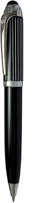 UJJi Black Colour Thick Body Design Chrome Parts Metal Ball Pen(Ink Color - Blue )