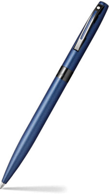 SHEAFFER 9018 Reminder Matte Blue With Polished Black PVD Trim Premium Ball Pen(Ink Color - Black)