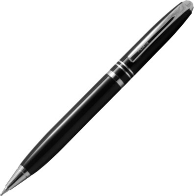 Acuity Glossy Black Finish Metal Body with and SS Accessories - 10024 Ball Pen(Ink Color - Blue )