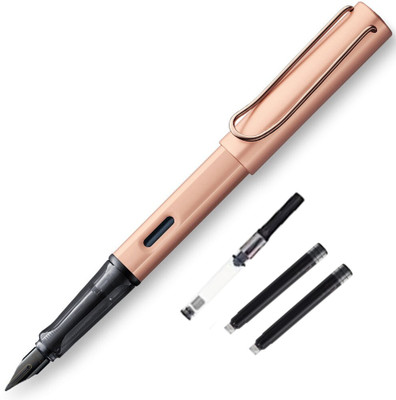 Bwogue 1Pcs of Fountain Pen with Absorber(Ink refill converter) & 2Pcs of Ink Cartridge Ink Cartridge(Ink Color - Black)