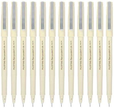 PILOT Hi-Tecpoint 0.5mm O5 Extra Fine Point, Long Writing, Roller Ball Pen(Pack of 10, Red)
