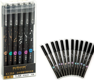 wingscreations Erasble Pen Gel Pen(Pack of 6, Ink Color - Blue)
