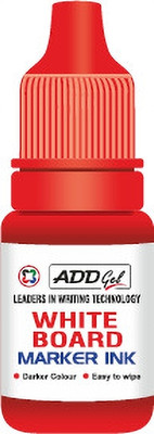 Add Gel MARKER INK Marker Ink(Pack of 10, Ink Color - Red)