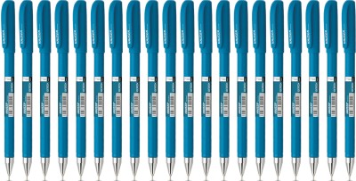 HAUSER Aerox Ball Pen Wallet Pack | 0.6 mm | Low-Viscosity Ink For Smudge Free Writing Ball Pen(Pack of 20, Ink Color - Blue)