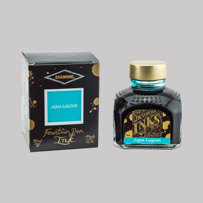 DIAMINE AQUA LAGOON 80 ML Ink Bottle(Ink Color - LAGOON)