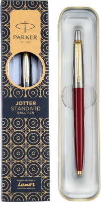 PARKER Jotter Standard Gold Trim Ball Pen(Blue)