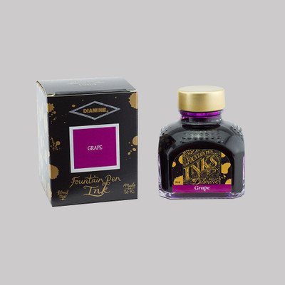 DIAMINE GRAPE 80 ML Ink Bottle(Ink Color - GRAPE)