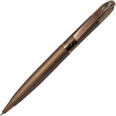 Acuity Coffee-Scented Ball Point Pen | Dark Brown Finish Metal Body with Glossy Clip Ball Pen(Ink Color - Blue )