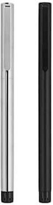 e-Globex World JINHAO 65 Fountain Pen with Ink Refill Converter Fine Nib 0.5mm Fountain Pen(Pack of 2, Ink Color - Black, Silver)