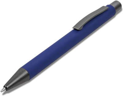 Oculus 3016 Royal Blue color rubberised texture metal Ball Pen Refill(Ink Color - Blue)