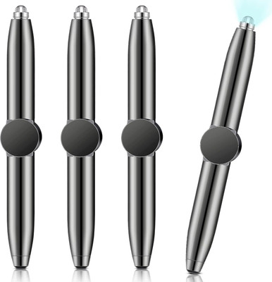 WunderVoX Spinner Multi-function Pen(Pack of 4, Ink Color - Blue)