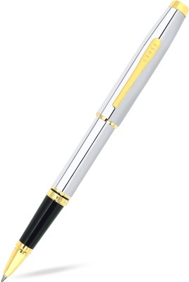 CROSS Coventry Polished Chrome With Gold Tone Appointments Roller Ball Pen(Black)