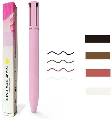 DNESHY 4-in-1 touch up makeup pen Multi-function Pen(Ink Color - Multicolor)