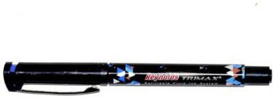 Reynolds Trimax Refillable Fluid System Ink Pen (Black) - Pack of 10 by THE MARK Fineliner Pen(Pack of 10, Ink Color - Black)