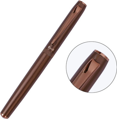 Krink R050 metallic body Magnetic Cap Auto Closing Roller Ball Pen Roller Ball Pen(Ink Color - Blue)
